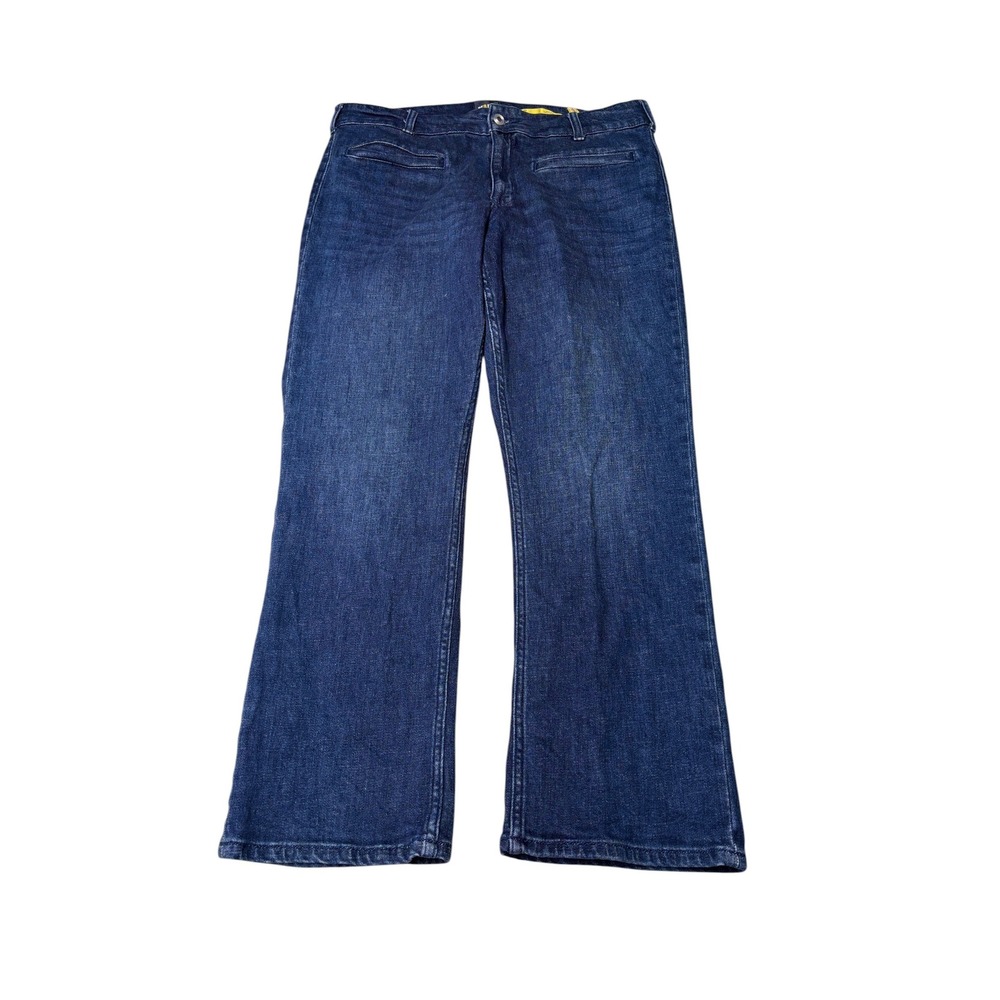 Maeve by Anthropologie Flare Jeans Dark Wash Womens Size 32X27